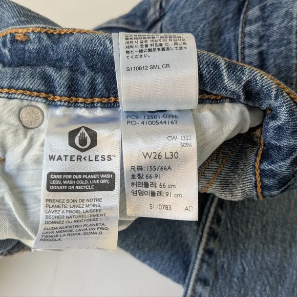Levis 501 Button Fly Jeans size 26 - Picture 6 of 9